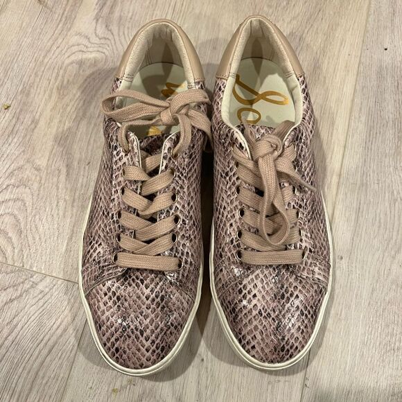 Sam Edelman snake print sneakers - Picture 1 of 5